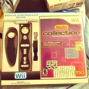 Wii game plus skin and strap